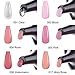 Makartt Qikgel Nail Building Gel Kit Clear Pink Nail Builder Nail Kit Spring Gift Beauty Sets Gel Poly Nail Gel Kit Nail Builder Set Nail Art Design Nail Extension Gel Kit UV LED Lamp Required