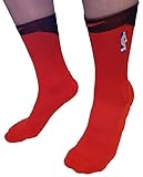 Donass Calcetines de baloncesto NBA Logoman para hombre Tama&ntilde;o: 42-46 EUR (26-28 cm) (rojo -...