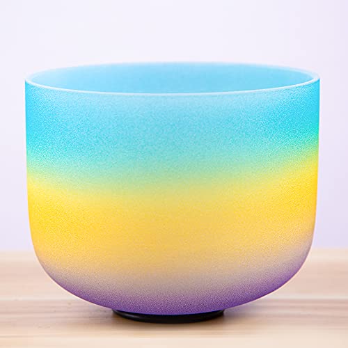 Frosted Rainbow Color 440Hz Perfect Pitch G Throat Chakra Qu