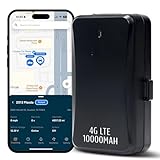 Trackhawk TH-MAG Magnetic GPS Trailer Tracker - 4G LTE Live Monitoring for Cars, Trucks, Trailers & Asset Monitoring, 10,000mAh Rechargeable Battery, Waterproof - Subscription Required