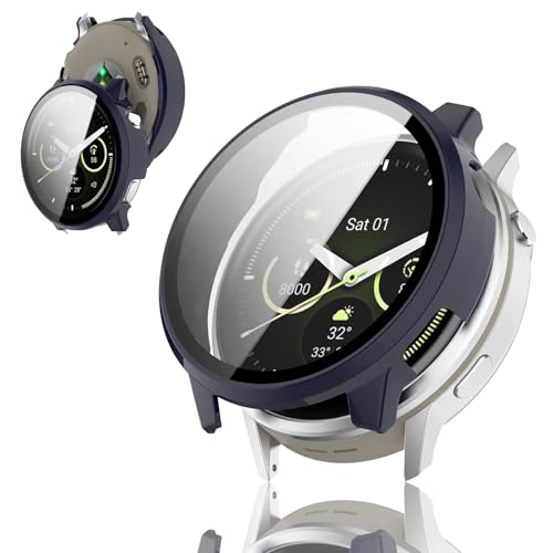 FINEEN Garmin�i�K�[�~���jvenu 2/3/3S/4 �J�o�[ PC�f�� �����K���X�S�ʕی� �Ή� garmin venu 4 41MM ��p �ی�P�[�X �f�U�C���ȒP���t�� �ϏՌ��� �����ߗ� �w��h�~ for �K�[�~�� venu4 41MM