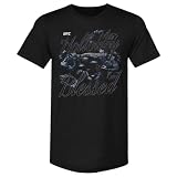 500 LEVEL Max Holloway UFC Men's Premium T-Shirt - Max Holloway Grunge WHT (Tri Black, Large)