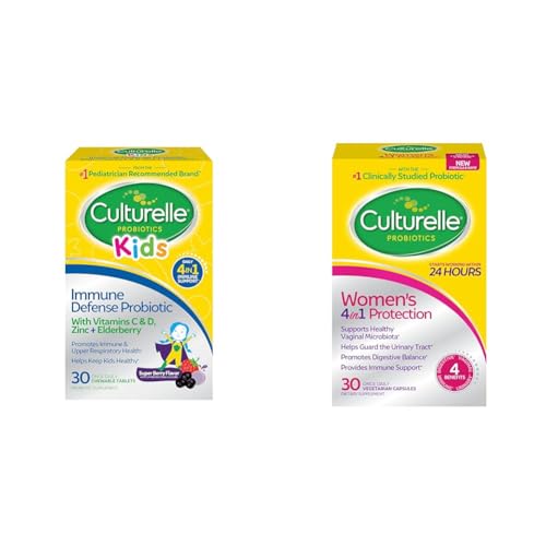Culturelle Immune Defense Probiotic with Vitamin C, D, Zinc + Elderberry