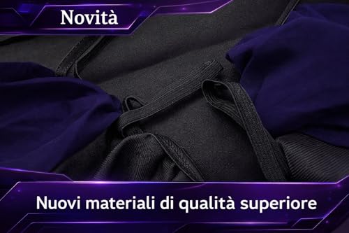 Lupex Shop Coprisedili Auto Compatibili Panda Seconda Serie (Mod.169) Versione Intera Nero Grigio Scuro Set Copri-Sedile Anteriori E Posteriori Logo Ricamato Airbag Compatibile Accessori - 6