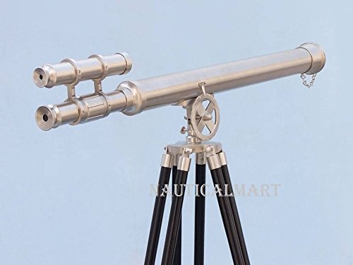 Nauticalmart Floor Standing Brushed Nickel Griffith Astro Telescope 65" #TOP2
