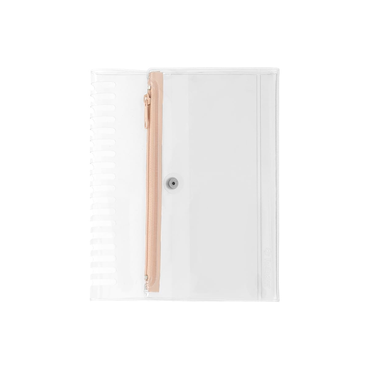 Rollbahn Memo Storage Cover with Pockets L Light Pink PVC Made in Japan