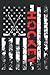 American Flag Hockey Usa Patriotic Pullover: Daily Planner Notebook - Undated with to-Do List,Meals,Notes, Schedule, Priorities, Water, 120 Pages