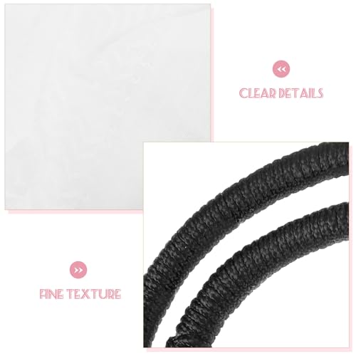 Pañuelo árabe de diseño clásico y poliéster blanco resistente 6