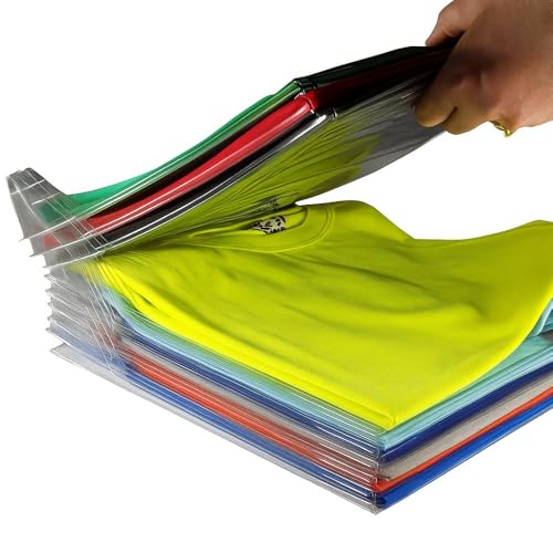 Kit com 10 Organizadores de Camiseta Roupas Camisas – Divisórias ...