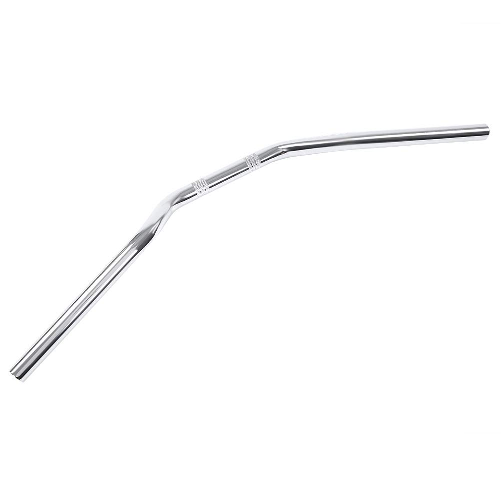 KIMISS 22mm Drag Bar for Motorcycle - Chromowana Stalowa Kierownica Motocyklowa, Tracker Handlebar