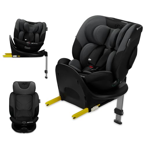 Siège auto pivotant 360 Kinderkraft I-FIX i-Size mousse EPP noir