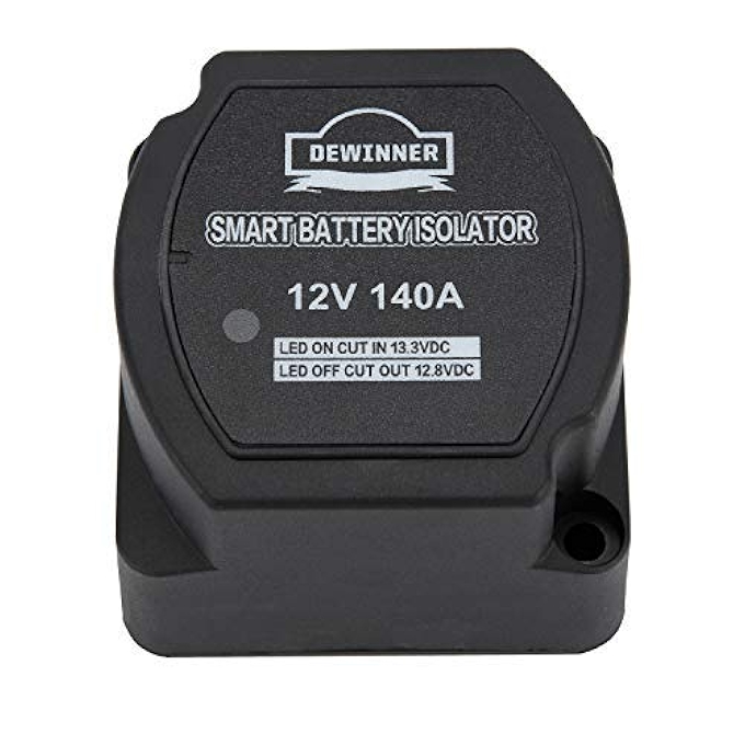 双电池智能隔离器 DEWINNER VSR 140A 12V 适用于ATV、UTV、船只、房车等越野车辆