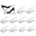 YIHATA Range Chaussures Rangement Chaussures gain de place, Amélioré Support Chaussures Reglable gain de place, Organisateur de Chaussures Support Rack Placard (10 pièce, Blanc)