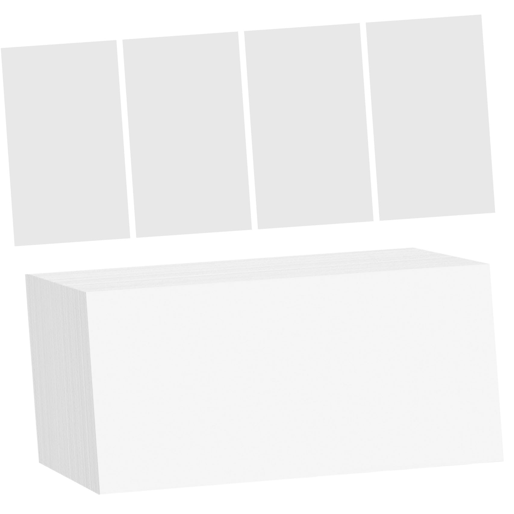 PLAFOPE Papel Blanco para Impresora, 500 Hojas, Papel Multifunción de Impresión, Adecuado para Manualidades y Scrapbooking, Buen Resultado de Impresión