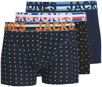 JACK & JONES Men's 3-pack Trunks (pack of 3)