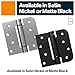 KS Hardware Self Closing Spring Hinge | Automatic Door Hinges with Complete Installation Hardware | 4