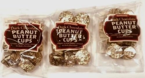 Trader Joe's Mini Dark Chocolate Peanut Butter Cups, 3 Pack