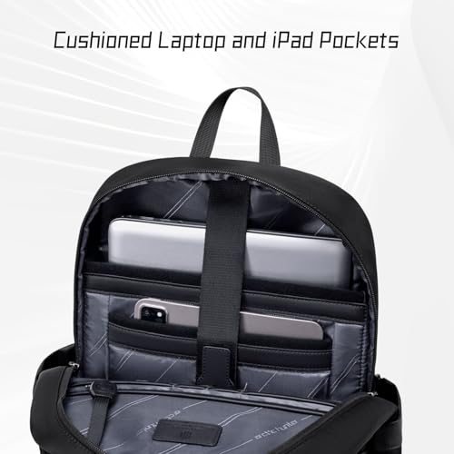 Image of Arctic Hunter Slim Laptop Backpack for Men Women 16L Nylon Water Repellent Lightweight Multiple Pockets Daily Backpack with Metal Buckle for Office College