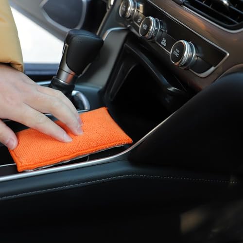 SPTA Car Interior Scrubbing Sponge, 8Pcs Scrub Ninja, Microfiber Car Wax Applicator, Car Wash Sponges for Car, Boat, Wood, Marble and Motorcycle, 6in x 3.3in x 0.8in by SPTA - Image 9