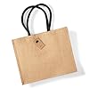 Westford Mill W407 Sac shopping classique en Jute #1