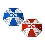 Atosa Strandschirm, Design Marino, schwenkbar, aus Aluminium, Ø 180 cm, Oxford, LSF 50+, 2 Möglichkeiten, mit Hülle, bunt