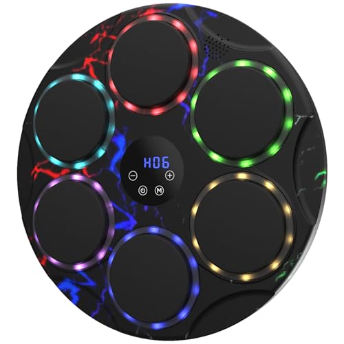 Image of Music Boxing Machine for Kids & Adults - Wall Punching Pad with Lighting, 9-Speed Bluetooth Boxing Game with Gloves, Wall Mounted Exercise Equipment, 2026 Upgrade Boxing Equipment for Kids Age 6+