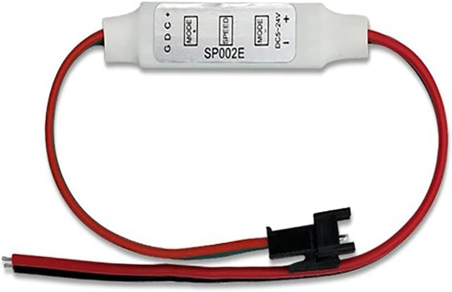 WS2811 WS2812B SK6812RGB Addressable LED Light Portable 3Key Mini SP002E Controller 600 Pixels DC5V DC12V DC24V