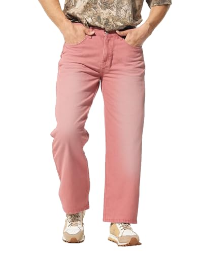 TEGIAS Baggy Jeans for Men Colorful Flared Jeans Loose Fit Stylish Casual Wear Comfortable Denim2