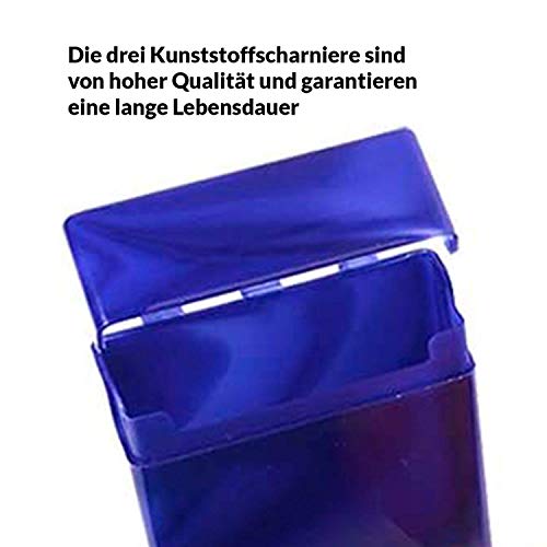 kogu Set mit 6 Zigarettenboxen für 25 Zigaretten - Bunte Zigarettenetuis ohne Steg, marmoriert – Bild 7