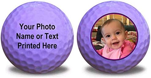 1 Dozen Color Golf Balls Upload Your Logo or Text