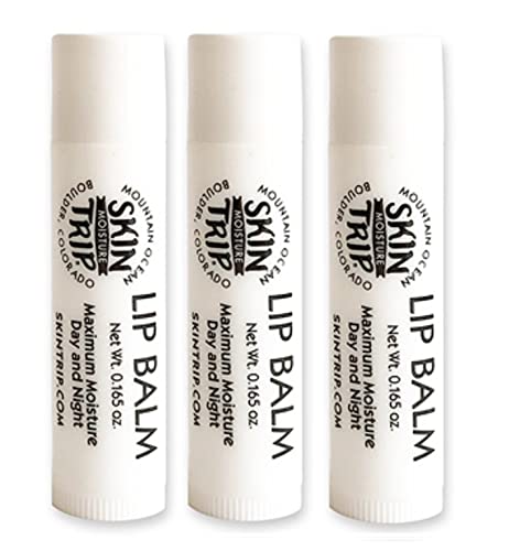 Mountain Ocean Skin Trip Lip Balm – Three 0.165 Ounce Tubes