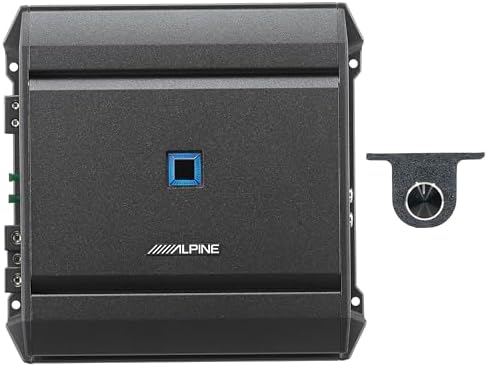 Alpine S-A60M, S Series Class D Monoblock Subwoofer Amplifier w/Bass Knob