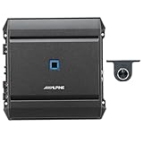 ALPINE S-A60M 600 Watt RMS Mono Car Audio Amplifier Subwoofer Class-D+Bass Knob