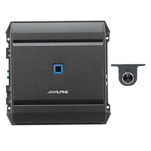Alpine S-A60M, S Series Class D Monoblock Subwoofer Amplifier w/Bass Knob