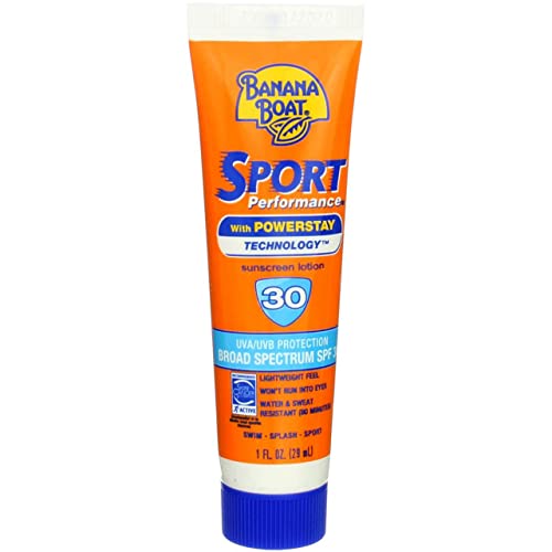 Banana Boat Sport Performance Sunscreen Lotion 30 Spf 1 oz (Pack Of 6)