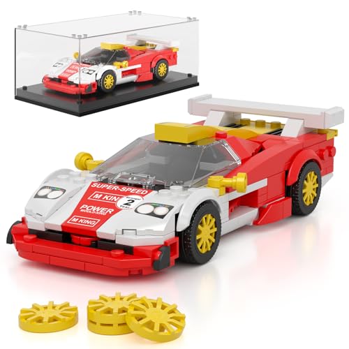 Mould King 27089 Tech Speed Champion - Coche deportivo con bloques de sujeción para coche (385 piezas)