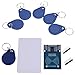 Price comparison product image RFID Kit, MFRC RC522 RFID-RC522 RF IC Card Reader Sensor Module with S50 13.56MHz RFID Smart Card and Key Ring for Mifare Arduino Raspberry Pi, 5pcs Extra Key Rings as Gift (Pack of 1)
