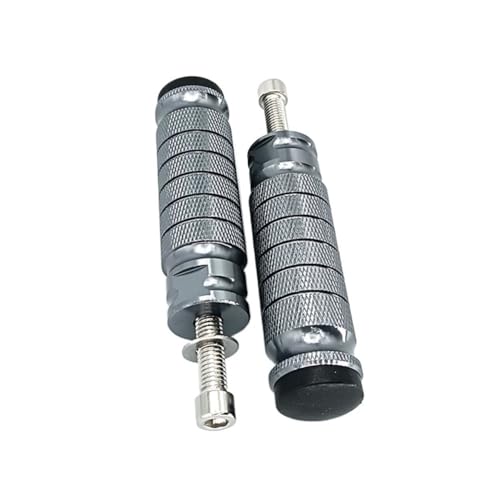 Pédales arrière moto M8 en aluminium CNC antidérapant de 102 x 26 mm