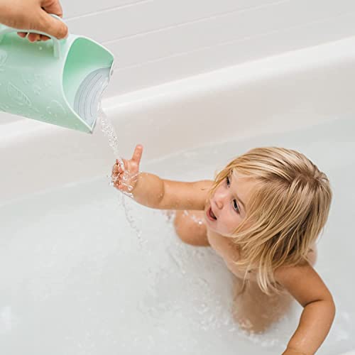 Image of Dr. Brown's CleanUp Dino-Pour Bath Rinse Cup, 0m+ with Dr. Brown's CleanUp Float & Hatch Dino Eggs Nesting Bath Toy, 6m+, BPA Free, Certified Plastic Neutral
