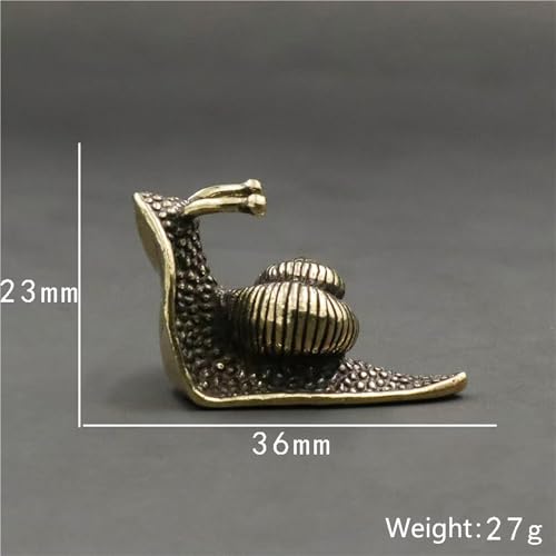 2 piezas estatua de caracol mini para jardín y decoración miniatura 7