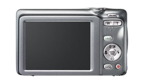 Image of Fujifilm FinePix JX500 14MP Point-and-Shoot Digital Camera (Silver) with SD Card, Carry Case