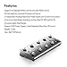MeloAudio MIDI Commander Guitar Floor Multi-Effects Portable USB MIDI Foot Controller Foot Switches
