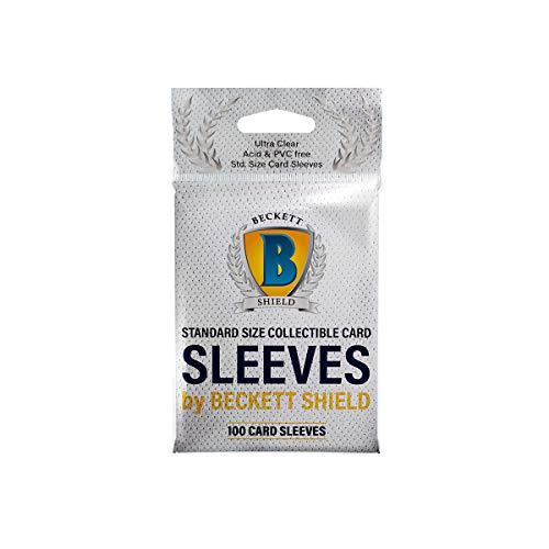 Pochettes transparentes pour cartes souples Beckett Shield protège-cartes de collection