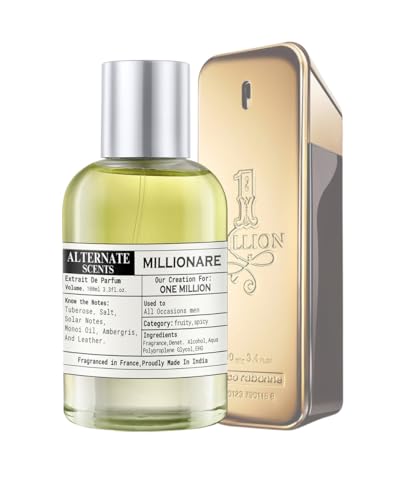 Image of Alternate Scents MILLIONARE 100ml Long Lasting Perfume For Men |Strong& long Lasting with 30% Oil Concentration|Spicy & Sweet| Fragrance From France | Made In India|
