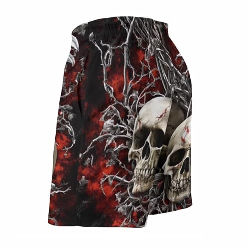 Mens Big & Tall Swim Trunks Board Shorts Basic Swimwear with Pockets4