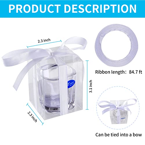 20 Pieces Shot Glass Gift Box Shot Glass Bags For Gifting (Shot Glass Not Included) Shot Glass Favor Bags For Gifting Wedding Favor Boxes Can Hold 2.2 Oz Shot Glass For Wedding Party Baby Shower #TOP1