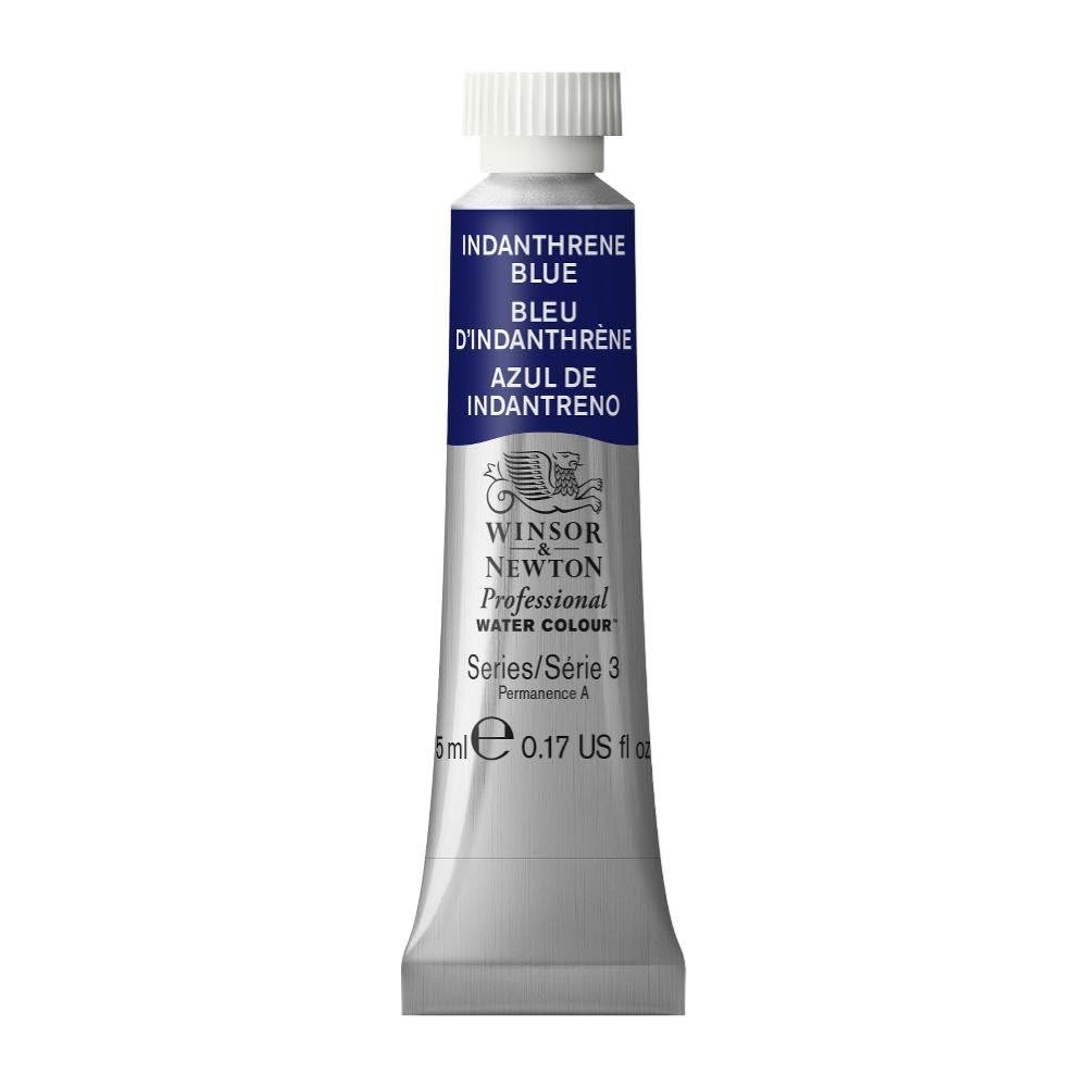 Winsor & Newton 5 ml Tube Professional Water Colour, Indianthrene Blue