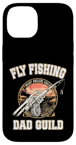 FLY FISHING DAD GUILD �t�B�b�V���[�}�� ���̓� �� �����₫ �X�}�z�P�[�X iPhone 14 �p