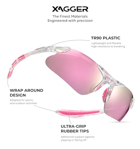 Image of Kids Youth Polarized Sports Sunglasses for Boys Girls Baseball Softball Glasses TR90 Frame