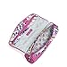 Vera Bradley Women's Cotton on a Roll Makeup Brush & Pencil Case, Wildflower Paisley, One Size
